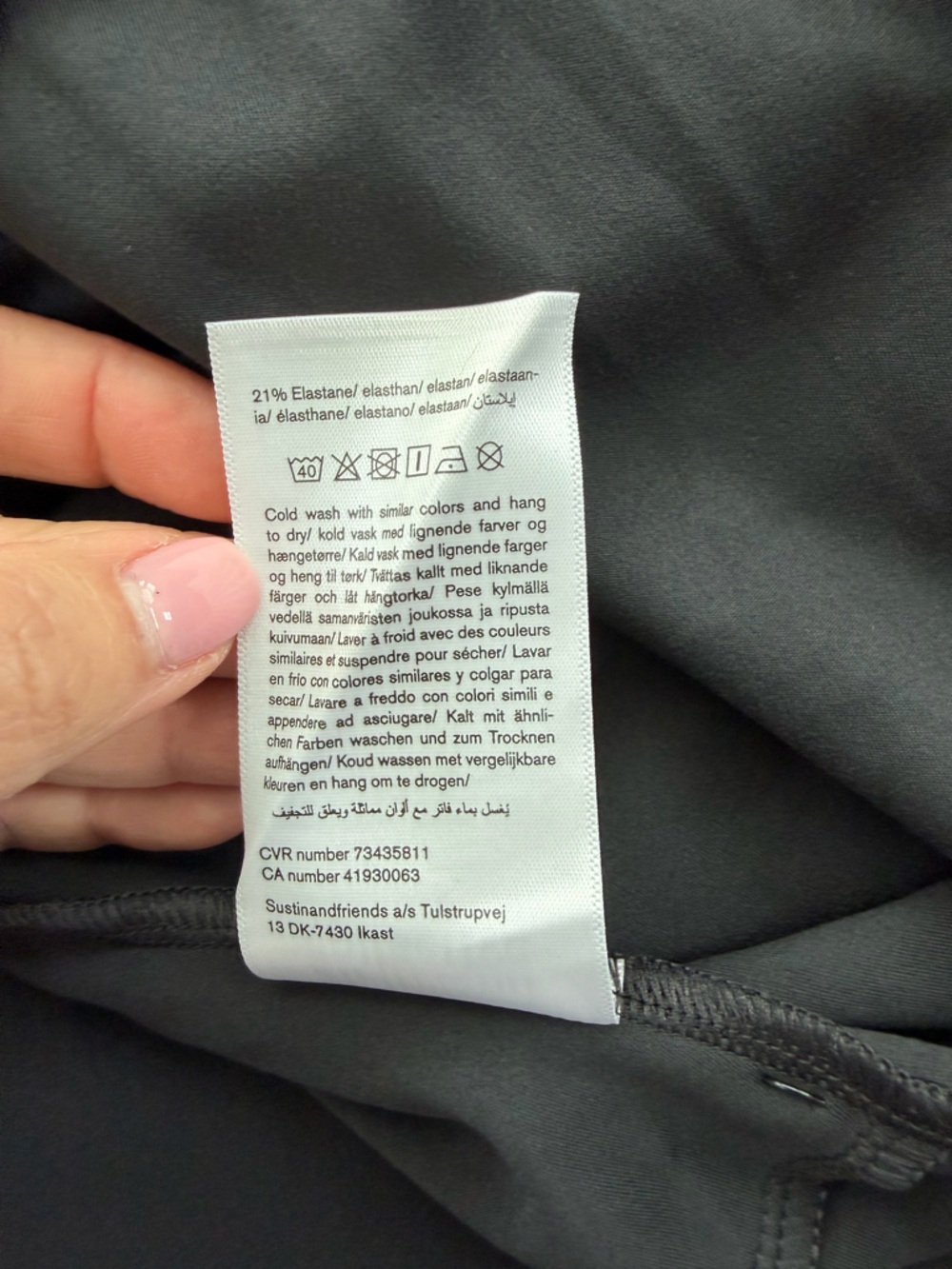 Girlfriend Collective Black Active Dress Built In Shorts Size M NWT - Picture 6 of 6